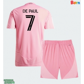 Inter Miami Rodrigo De Paul #7 Replika Babytøj Hjemmebanesæt Børn 2026-27 Kortærmet (+ Korte bukser)